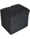 Toallas Negras Desechables de Spunlace 40x80 cm 60 g I 100 uds