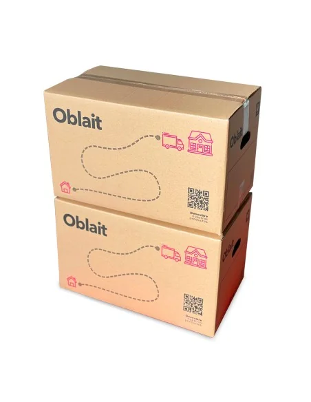 Cajas Para Mudanza Marrones OblaitCajas Para Mudanza Marrones | 50 x 30 x 30 cm - Talla L (45 L)
