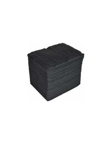 Toallas Negras Desechables de Spunlace 40x80 cm 60 g | 6 paquetes de 100 Uds. Toallas Negras Desechables de Spunlace 40x80 cm 60 g | 6 paquetes de 100 Uds.