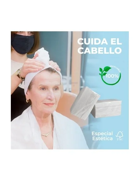 Toallas desechables de celulosa biodegradables