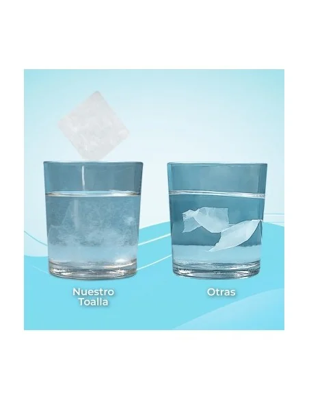 Toallas desechables de celulosa biodegradables