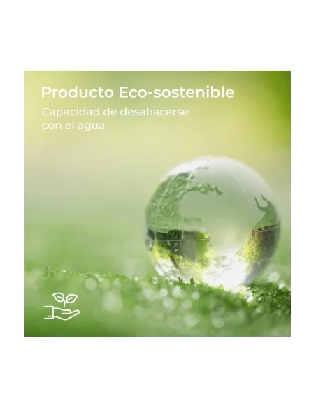 Toallas desechables de celulosa biodegradables