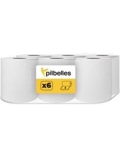 Papel Secamanos Mecha Extra Suave | 1000g | 6 Uds.