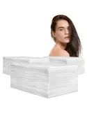 Toallas Peluquería Desechables de Spunlace Pilbelless 40x80 cm | 3 paquetes de 100 Uds.