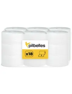 18 Uds | Papel Higiénico Industrial Pasta Laminado | 100 Metros