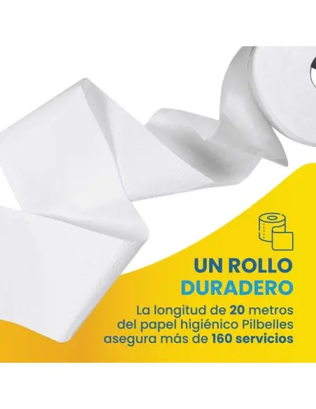 Papel Higiénico Extra Suave Pilbelles I 20 metros I 144 rollos