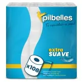 Papel Higiénico Extra Suave Pilbelles I 20 metros I 108 rollos
