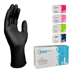 Guantes de Nitrilo Antivírico 3,5g | Pack con 100 Uds.