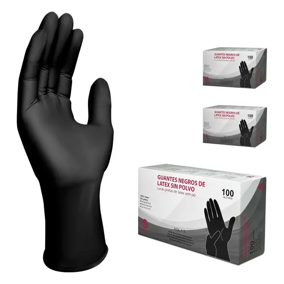 Guantes de Látex Sin Polvo 5,5 g | Pack de 100 Uds.